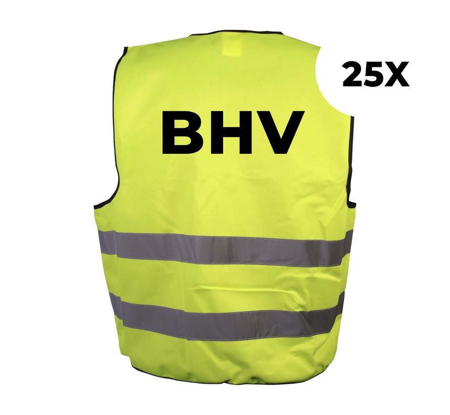 Emergency Response Vest Yellow 25 Vests Pbmveilig