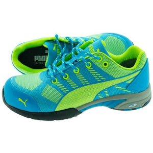 LAGE DAMES WERKSCHOENEN PUMA 64.290 CELERITY KNIT BLUE S1P SRC