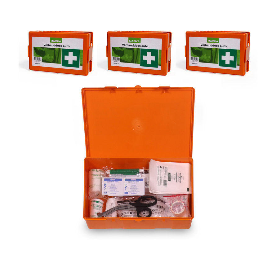 3-pack MAISKA EHBO-kit auto