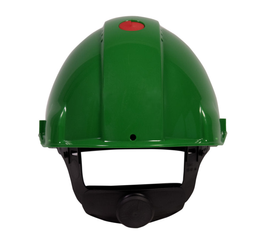 3M G3000 safety helmet green