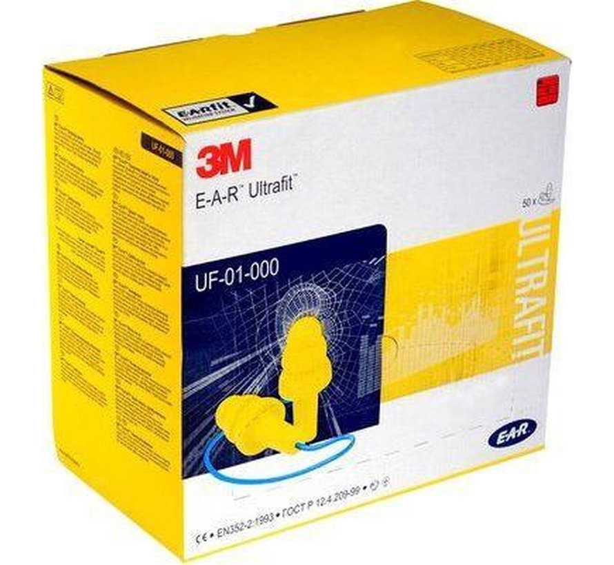 3M Earplugs with cord - 50 pieces