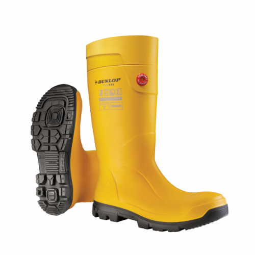 Dunlop Purofort FieldPRO full safety yellow safety boots