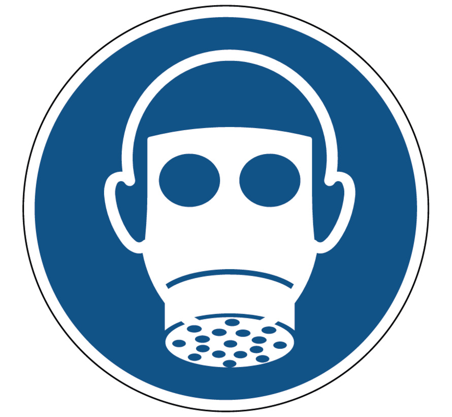 Respiratory protection mandatory mandatory icon