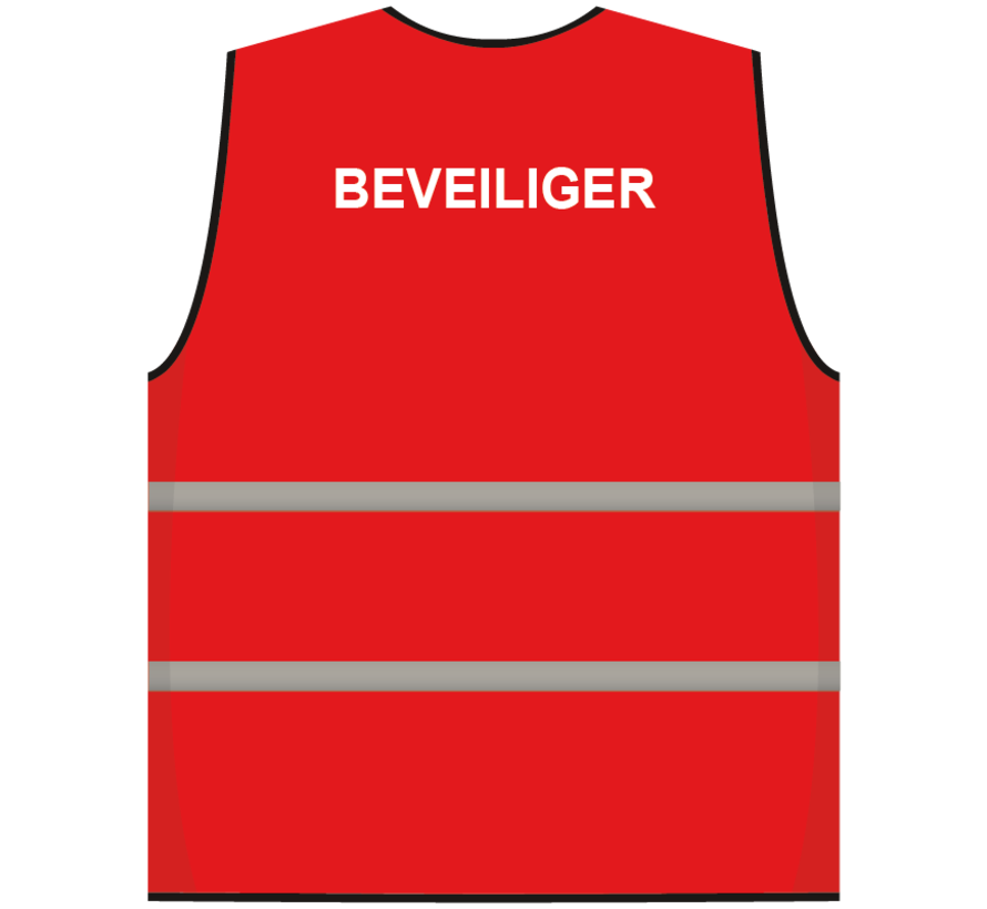 Security vest red