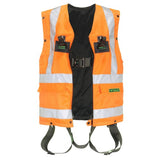 Edge Highlight Automatic orange Hi-Viz safety harness