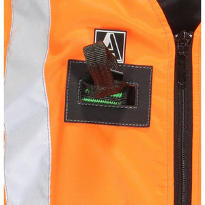 Edge Highlight Automatic orange Hi-Viz safety harness