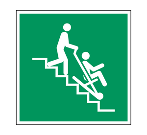 Evacuation chair icon