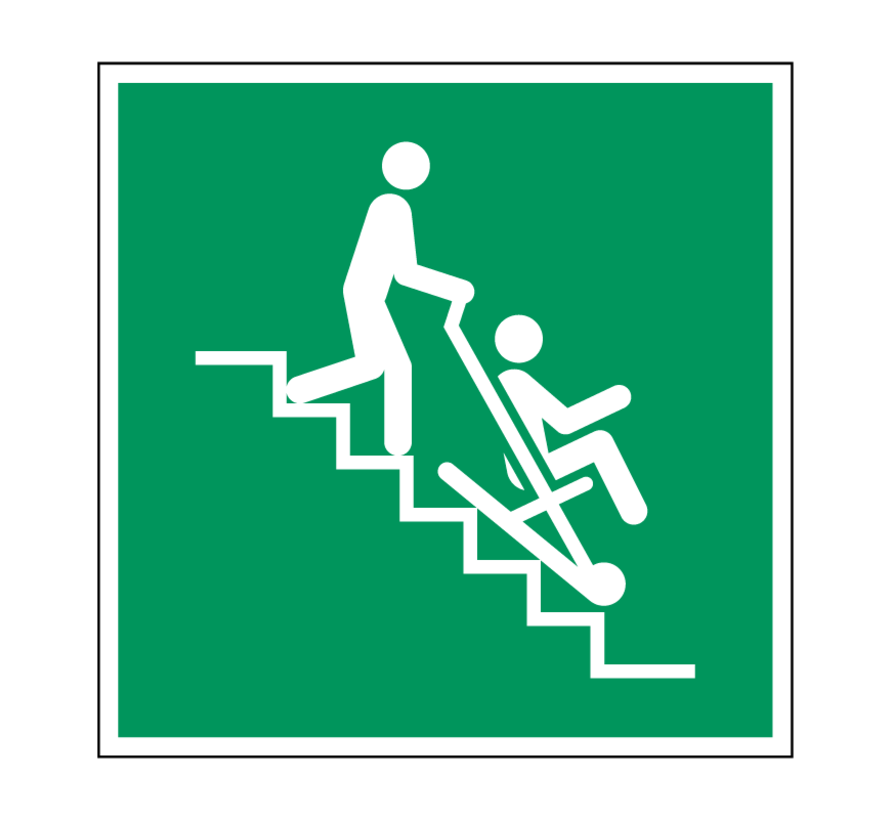 Evacuation chair icon