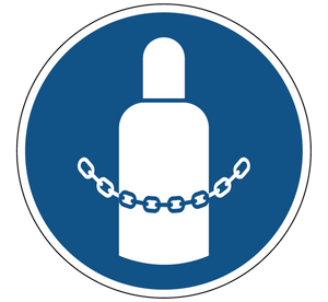 Gas cylinders storage command icon