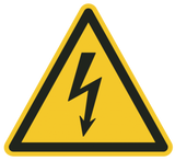 Danger of electrical voltage