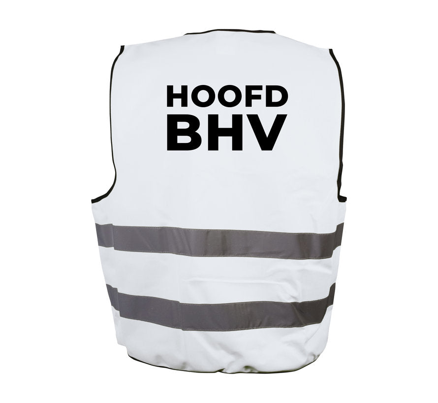 Hoofd BHV-vest wit