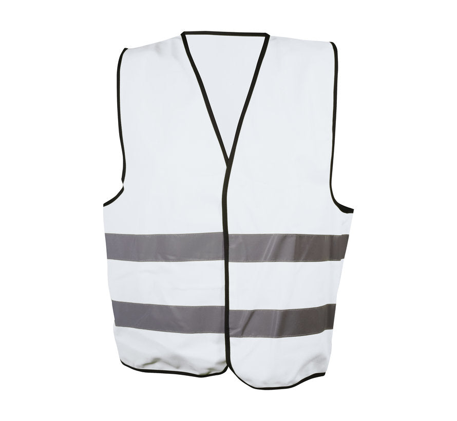 Head emergency response vest white