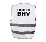 Head emergency response vest white