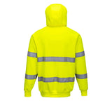 Reflecterende hoodie geel