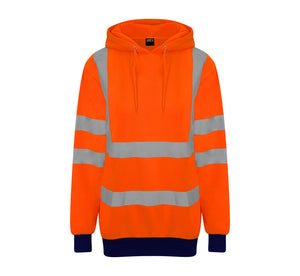 Reflecterende hoodie oranje