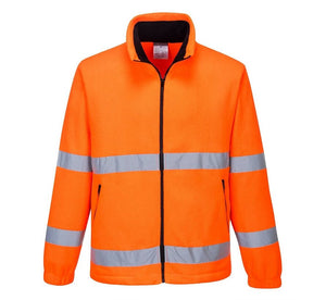 Reflecterend jack fleece oranje