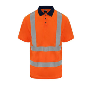 Reflecterende polo oranje