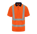 Reflecterende polo oranje