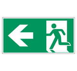 Emergency exit to the left icon