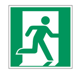 Emergency exit direction right icon