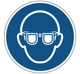 Eye protection mandatory mandatory icon