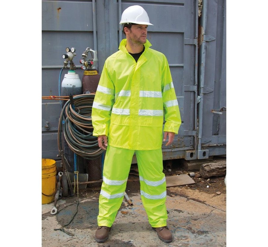 RWS reflecterend regenpak (Hi-Vis Safety Rain Suit)