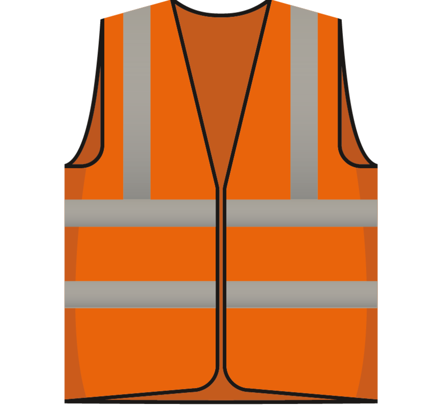 RWS visitor safety vest orange