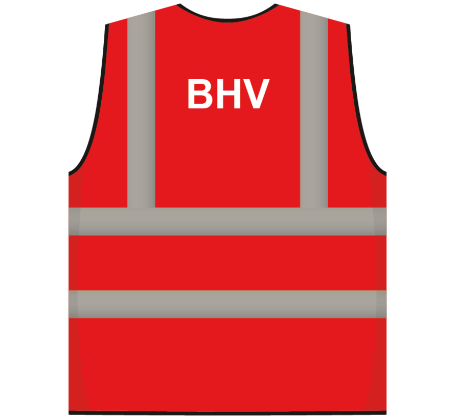 RWS veiligheidsvest BHV rood