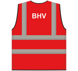 RWS veiligheidsvest BHV rood