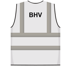 RWS veiligheidsvest BHV wit