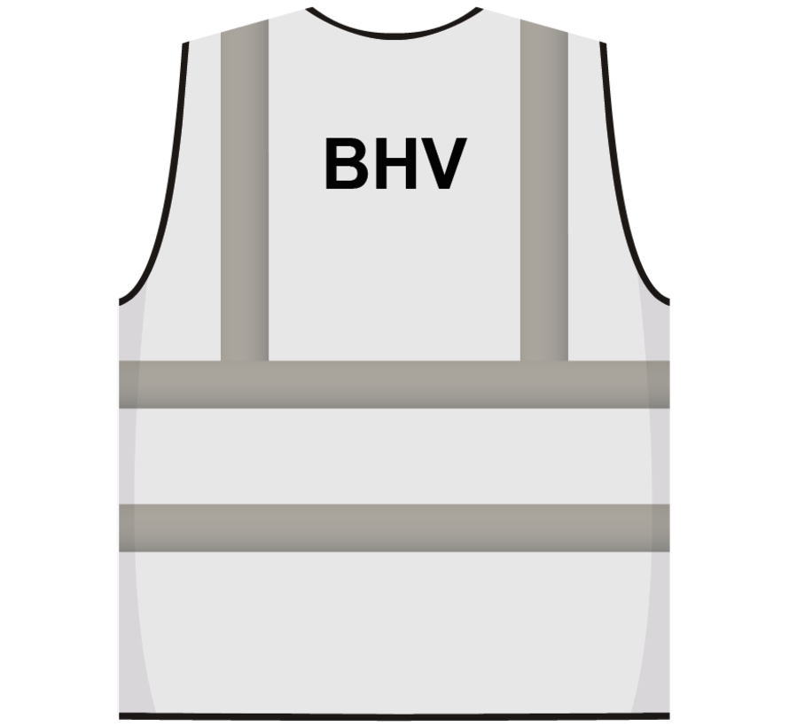 RWS veiligheidsvest BHV wit