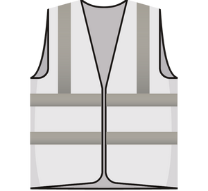 RWS safety vest BHV white