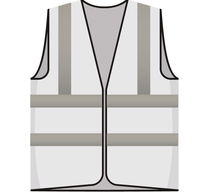 RWS veiligheidsvest BHV wit