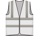 RWS veiligheidsvest BHV wit