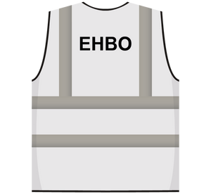 RWS veiligheidsvest EHBO wit