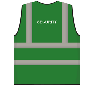 RWS safety vest security green