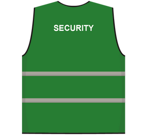 Security vest green