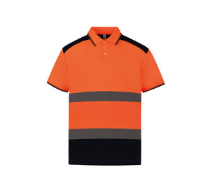 Veiligheidspolo oranje/marine