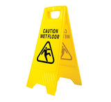 Wet floor warning sign